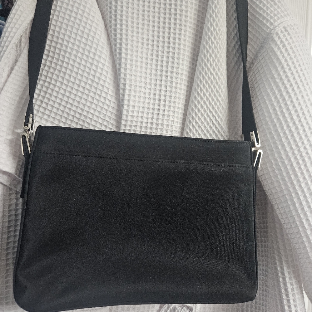 Apostrophe Sleek Black Crossbody Bag